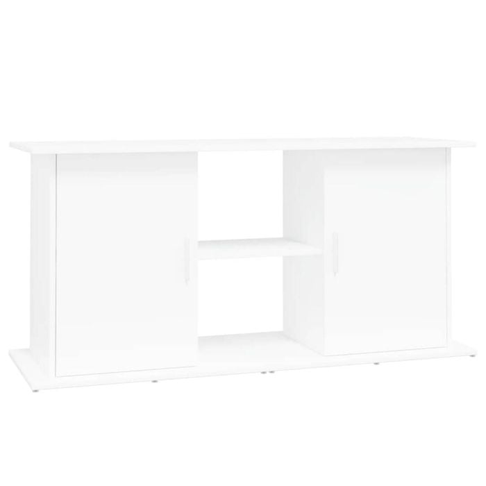 vidaXL Aquarium Stand White 121x41x58 cm Composite Wood fish tank cabinet