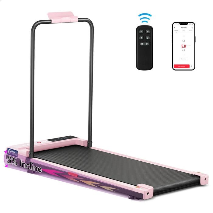 BLACK LORD Treadmill Walking Pad Electric Incline Pink