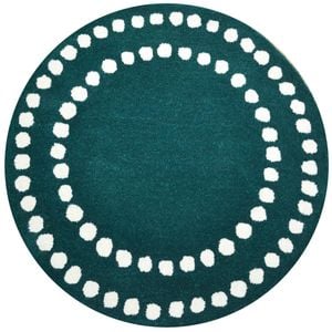 Handmade Decotex Wool Rug-6375--100x100cm