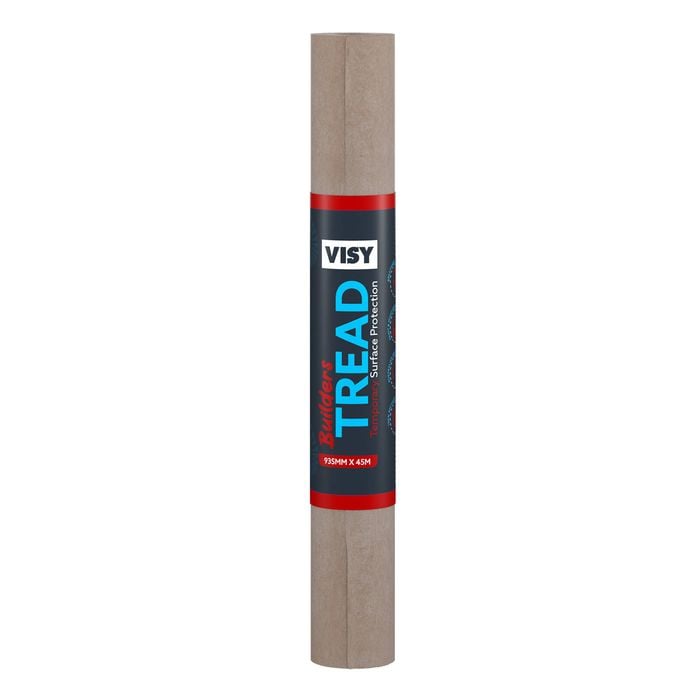 Visy 935mm x 45m Builders Tread Temporary Surface Protection