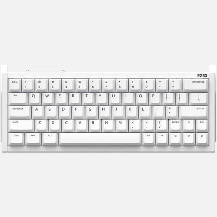 IQUNIX EZ63 Magnetic Wired HE Gaming Keyboard (White) (Jade Pro Switch)