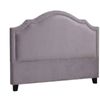 Lavaca Velvet Headboard Light Grey - Queen