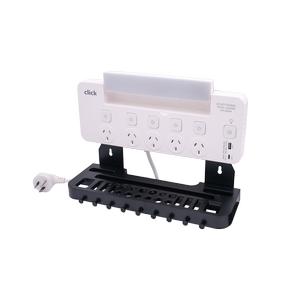 Click 5 Outlet Power Board Tool Rack And LED Light
