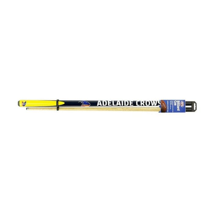 AFL 2-Piece Cue Adelaide Crows Ash Shaft 10mm Elkmaster Tip Billiards/Pool