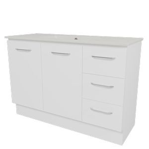 New England Joinery 1200mm King Alpha Top Floor Standing Vanity