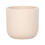 220 x 250mm Cream Large Round Plain Ceramic Pot