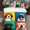 3D Cute Puppy 369 Bed Pillowcases Quilt King Size
