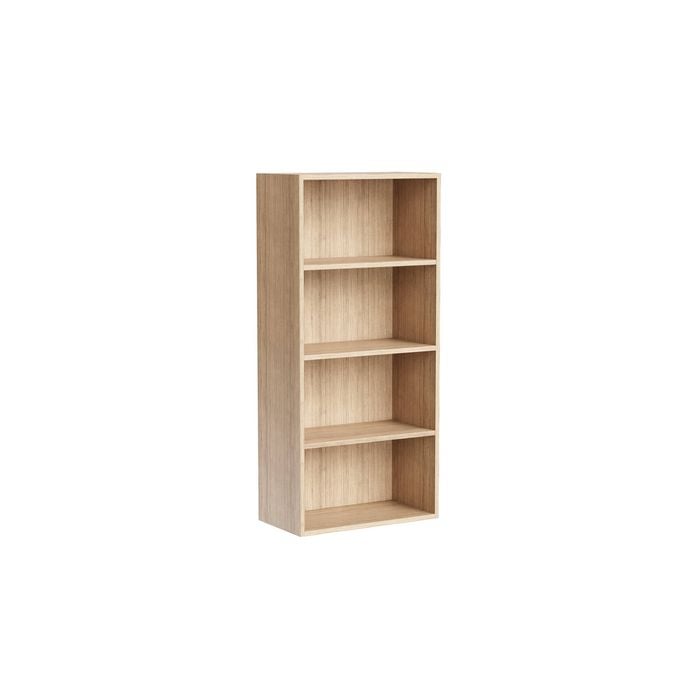 Kaboodle 400-499mm Almond Oak Customisable Med Pantry Open Shelf