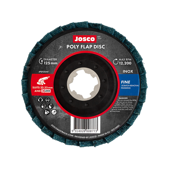 Josco 125mm X-Lock Fine Poly Flap Disc