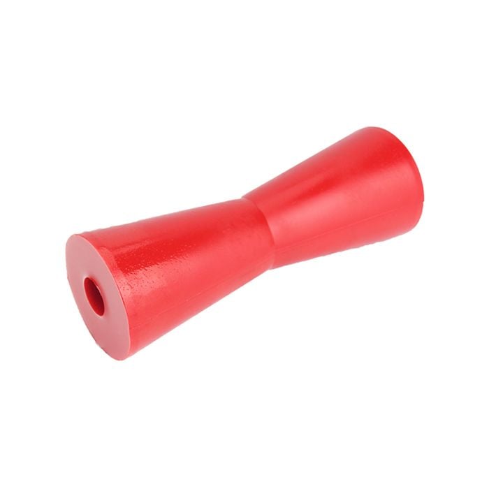 Sunrise Poly Soft Roller 8" Concave Roller 21mm Bore Red - Brps314