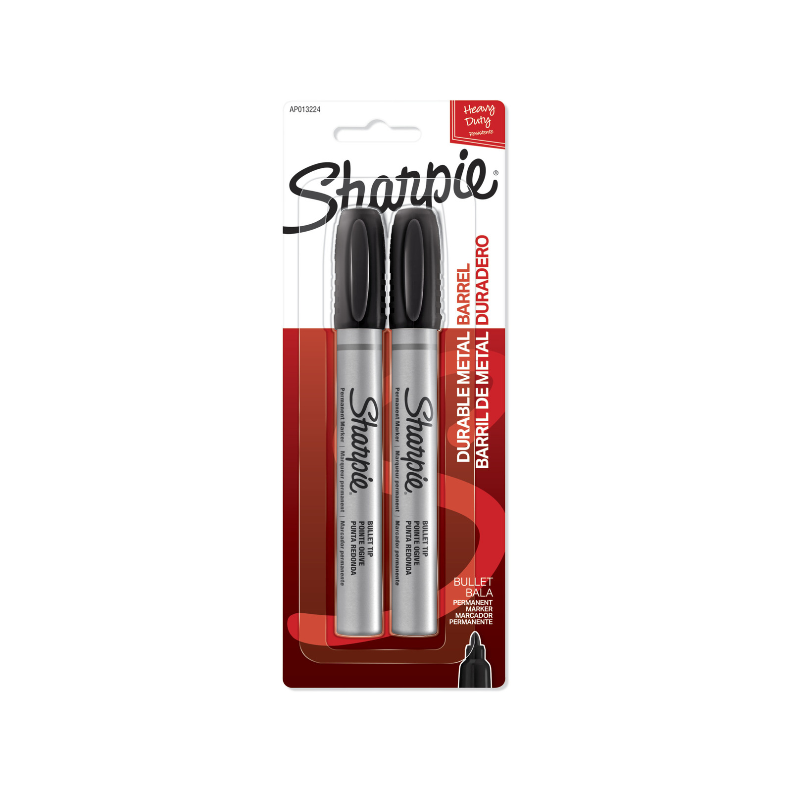 Sharpie Metal Permanent Marker Bullet Tip Black - Pack of 2 product image
