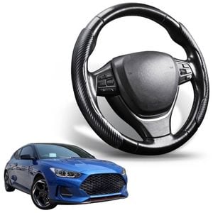 Segmented Steering Wheel Cover for Hyundai Veloster 2018 - 2020 (JS)