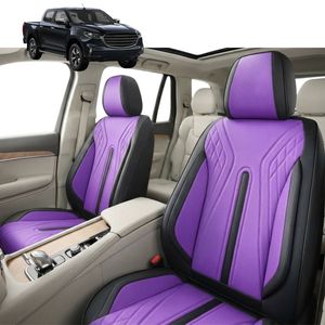 Australian Goose Front Seat Covers for Mazda BT-50 Dual Cab 2020 - Current (TF) - PU Leather, Purple (2pc)