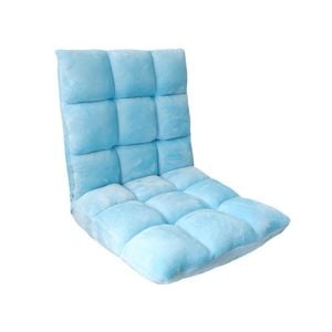 SOGA Light Blue Floor Recliner Sofa Chair