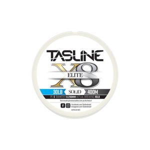 Tasline Elite White 400m Braid Fishing Line 30lb