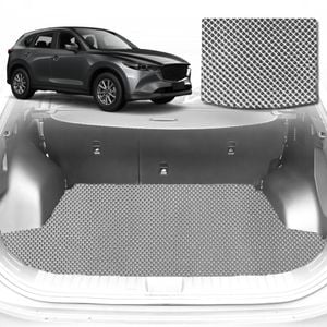 6D Diamond Car Boot Mat for Mazda CX-5 (KF)2017-Current-Cargo Mat-Grey-Outback GT