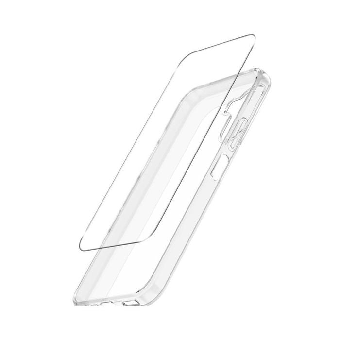 ITSKINS Essentials Bundle for OPPO A6x 5G Clear Case and Glass Protector