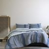 Ardor Boudoir Mateo Queen Bed Quilt Cover Bedding Set - Navy