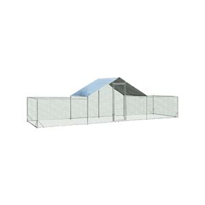 Costway Large Walk-in Chicken Coop Farm 7x2x1.95m