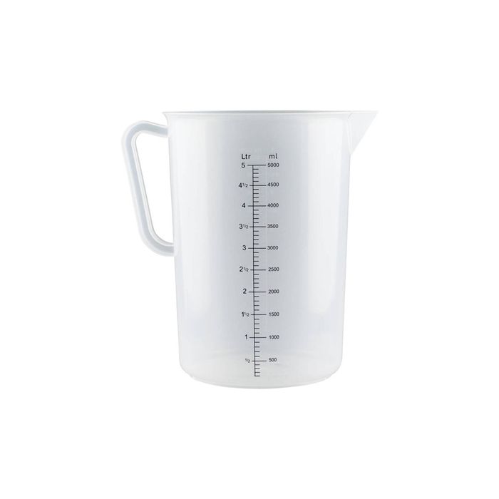 Star Group Measuring Jug Polypropylene with Graduated Markings 5Lt