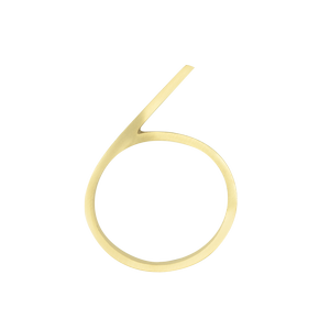 Sandleford 120mm Brass Toorak Number 6