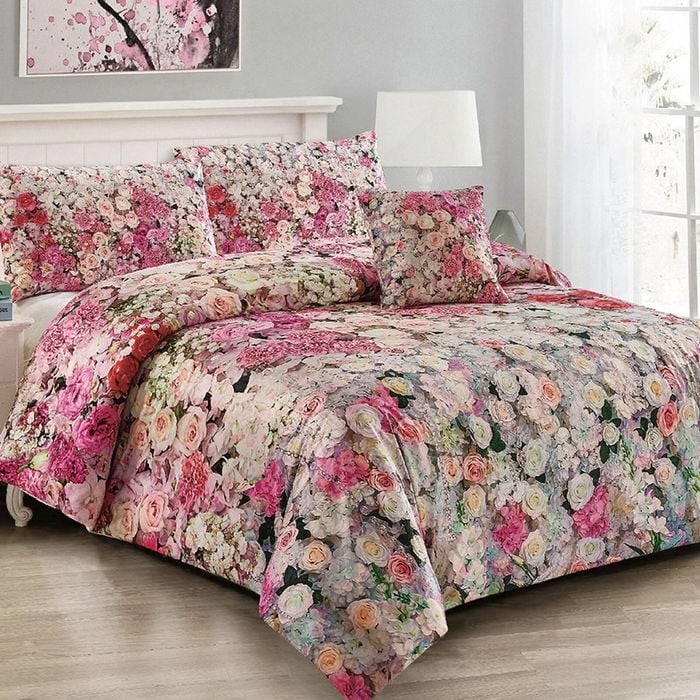 Georges Fine Linens Evaline Quilt Cover Set Single