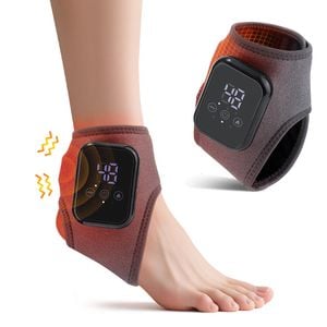 Catzon Foot Massager For Pain Relief 3-in-1 Wireless Heated Compression Feet And Ankle Massager 1 Pcs