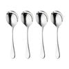 4x Robert Welch Radford Utensils Collection Round Bowl Soup Spoon