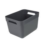 Ezy Storage Solutions+ Storage Medium Insert Divider Box - Grey Medium