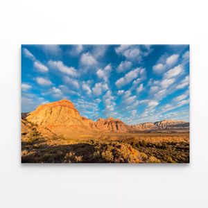 Cloudy Sky Nevada with Mountains  Print 100% Australian Made 90 x 60cm  (Stretched)