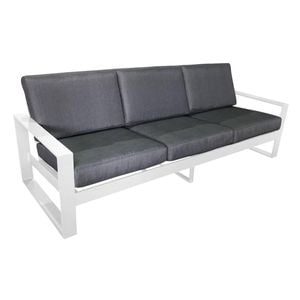 FurnitureOkay Manly Aluminium Outdoor Sofa - White