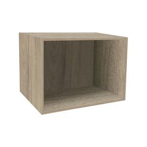 Kaboodle 460 x 400-499mm Maplenut Customisable Microwave Open Shelf
