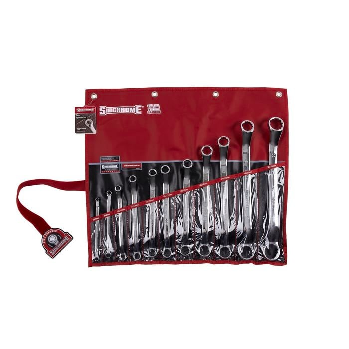 Sidchrome 11 Piece Metric Ring Spanner Set