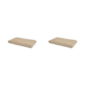 2pk Bambury Kitchen Organisation Microfibre Deluxe Dish Drying Mat Mocha