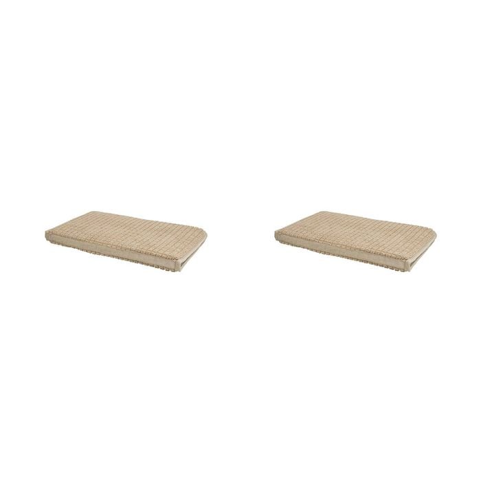 2pk Bambury Kitchen Organisation Microfibre Deluxe Dish Drying Mat Mocha