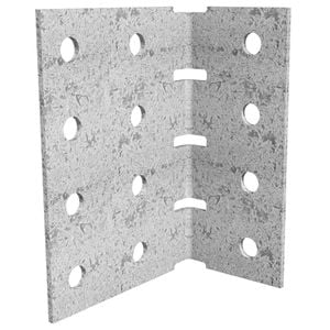 Dunnings 60 x 100 x 140mm M10 Galvanised Angle Bracket