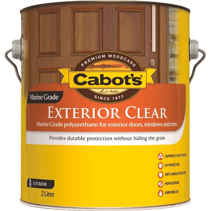 Cabot's 2L Clear Timber Finish Exterior Satin