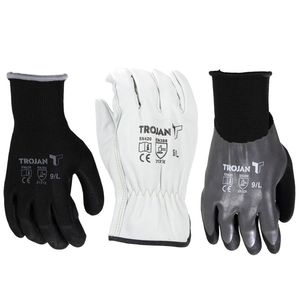 Trojan Large D.I.Y. Multi Set Gloves - 3 Pack