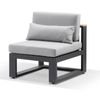 Balmoral Single Modular Outdoor Aluminium And Teak Lounge