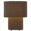 Telbix Verso Contemporary Table Desk Lamp Light Boucle Metal Plastic Coffee Textured