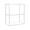 Kaboodle 900mm White Wall Steel Frame Shelf