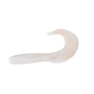 Berkley Gulp Jigging Grub 4" Soft Plastic Fishing Lure White Glow
