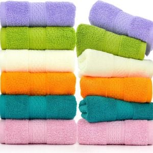 12x 100% Cotton Hand Towels Face Washers Bulk 34x62cm In Assorted Colours