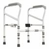 Adjustable Toilet Safety Frame With Fixed Support For Elderly And Mobility Aid - Height & Width Customisable