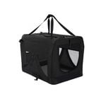 Paw Mate Black Portable Soft Dog Cage Crate Carrier L