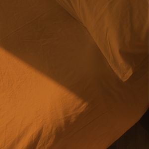 Doux Pure Linen Sheet Set Queen  - Terracotta