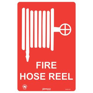 Pinnacle 300 x 200mm Poly Fire Hose Reel With Picto Sign