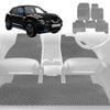 6D Diamond Car Floor Mats for Nissan JUKE 2013-2019-Full Set-Grey-Outback GT