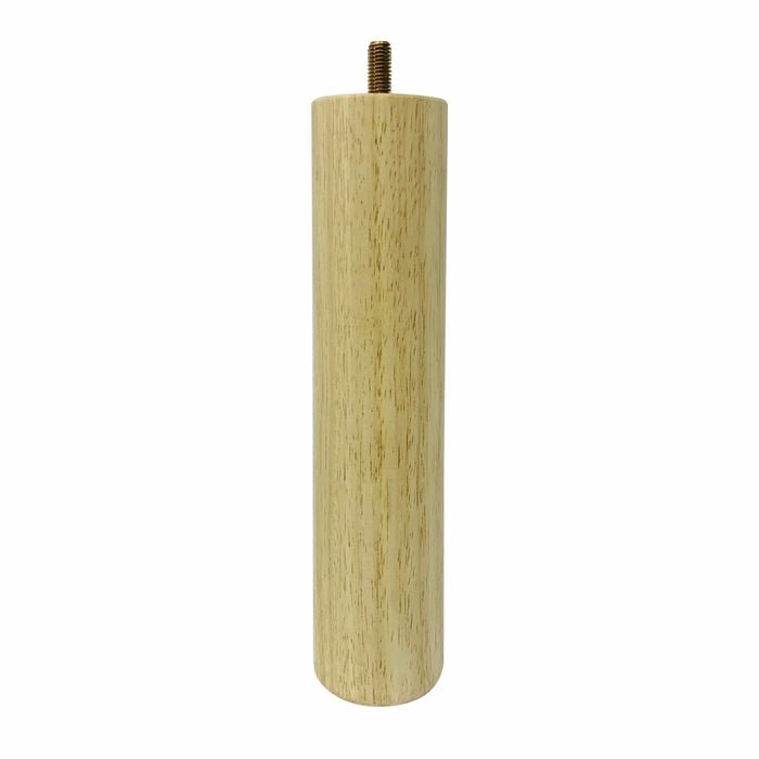 Adoored 53 x 250mm Raw Wood Round Furniture Leg