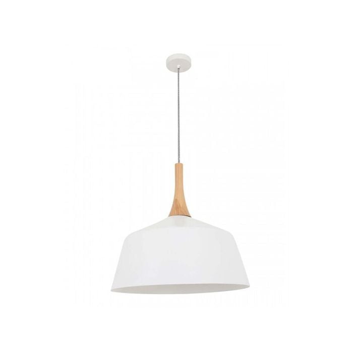 CLA Lighting NORDIC Angled Dome Pendant Light - Large/White